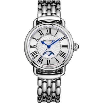 Aerowatch 1942 43960-AA03-M 1942 Lady Moon Zegarek