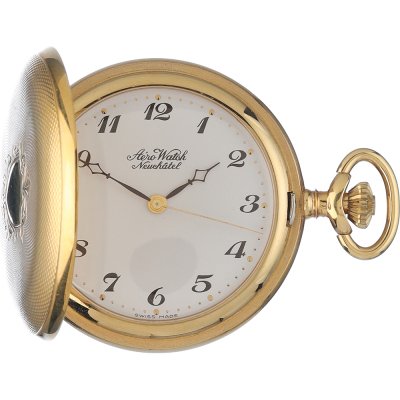 Aerowatch Pocket watches APW1055HW Savonette Mince Zegarki kieszonkowe