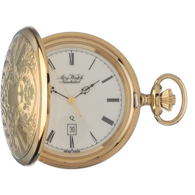 Aerowatch Pocket watches APW7290Q Savonette Les Fleurs Zegarki kieszonkowe