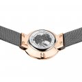 Szary minimalistyczny solarny kwarcowy zegarek Kolekcja jesienno-zimowa Bering