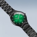 Tytanowy męski kwarcowy zegarek z datownikiem Kolekcja Wiosna/Lato Bering