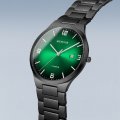 Tytanowy męski kwarcowy zegarek z datownikiem Kolekcja Wiosna/Lato Bering