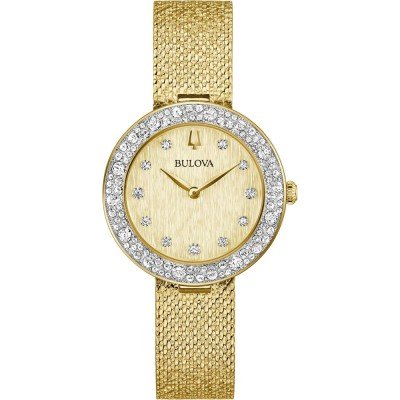 Bulova Crystal Collection 98L321 Champagne Zegarek