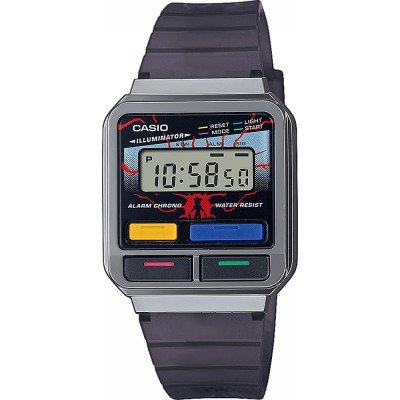 Casio Vintage A120WEST-1A Edgy - Stranger Things Zegarek