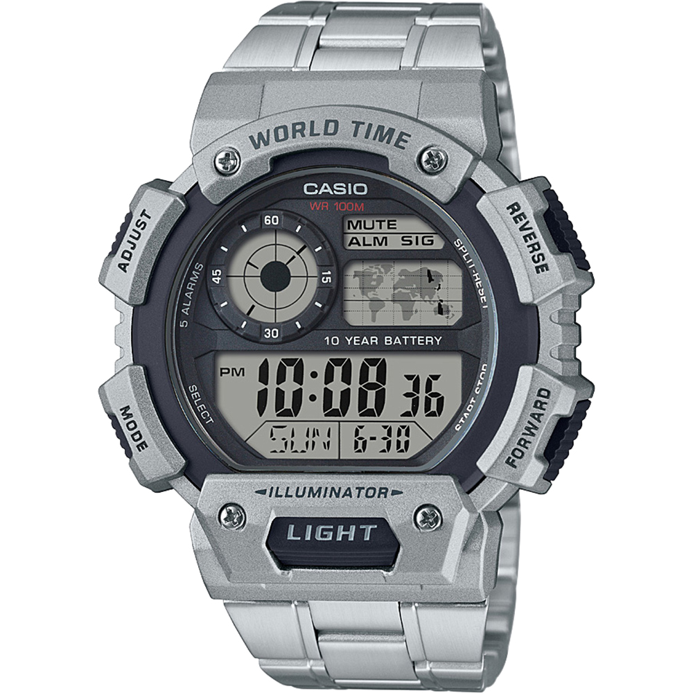 Casio Collection AE-1400WHD-1AVEF World Timer Zegarek