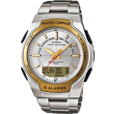 Casio CPW-500HD-7AV Prayer Compass Zegarek