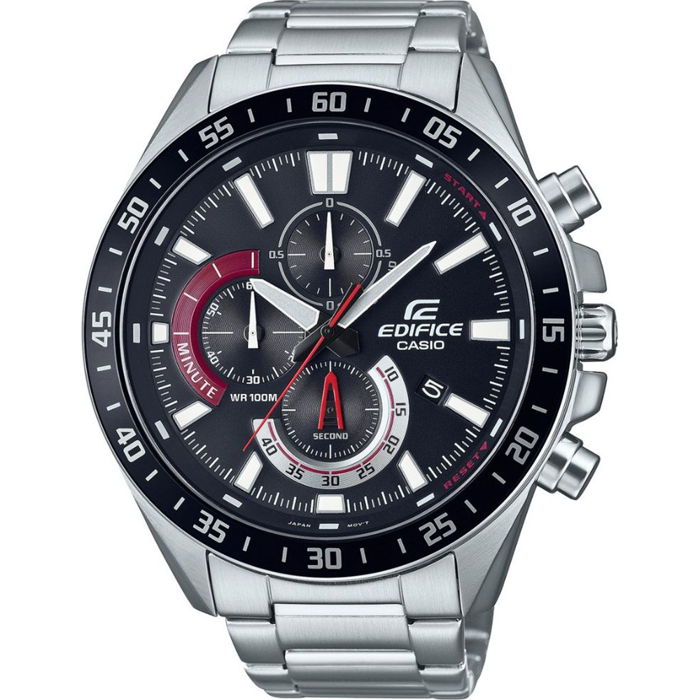 Casio Edifice Classic  EFV-620D-1A4VUEF Big Face Chrono Zegarek