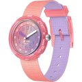 Flik Flak 5+ Power Time FPNP188 Quench In Pink Zegarek