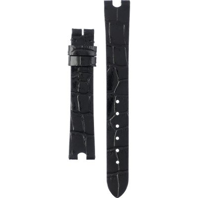 Frederique Constant Frederique Constant Straps FCS-BLACK2AC Art Deco Carrée Pasek