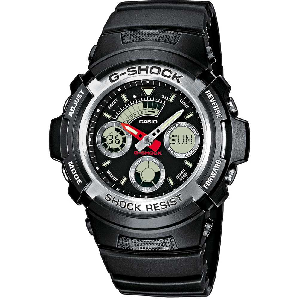 G-Shock Classic Style AW-590-1AER Speed Shifter Zegarek