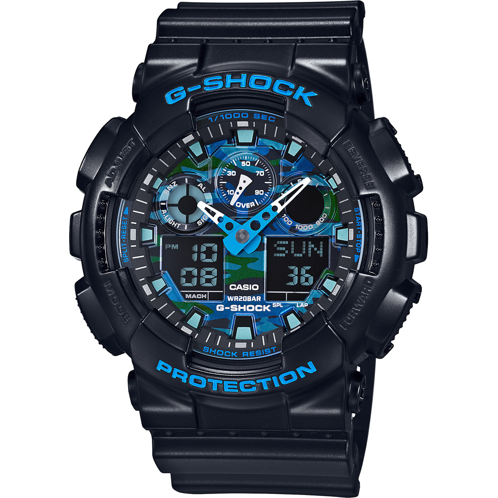 G-Shock Classic Style GA-100CB-1AER Cool Blue Zegarek