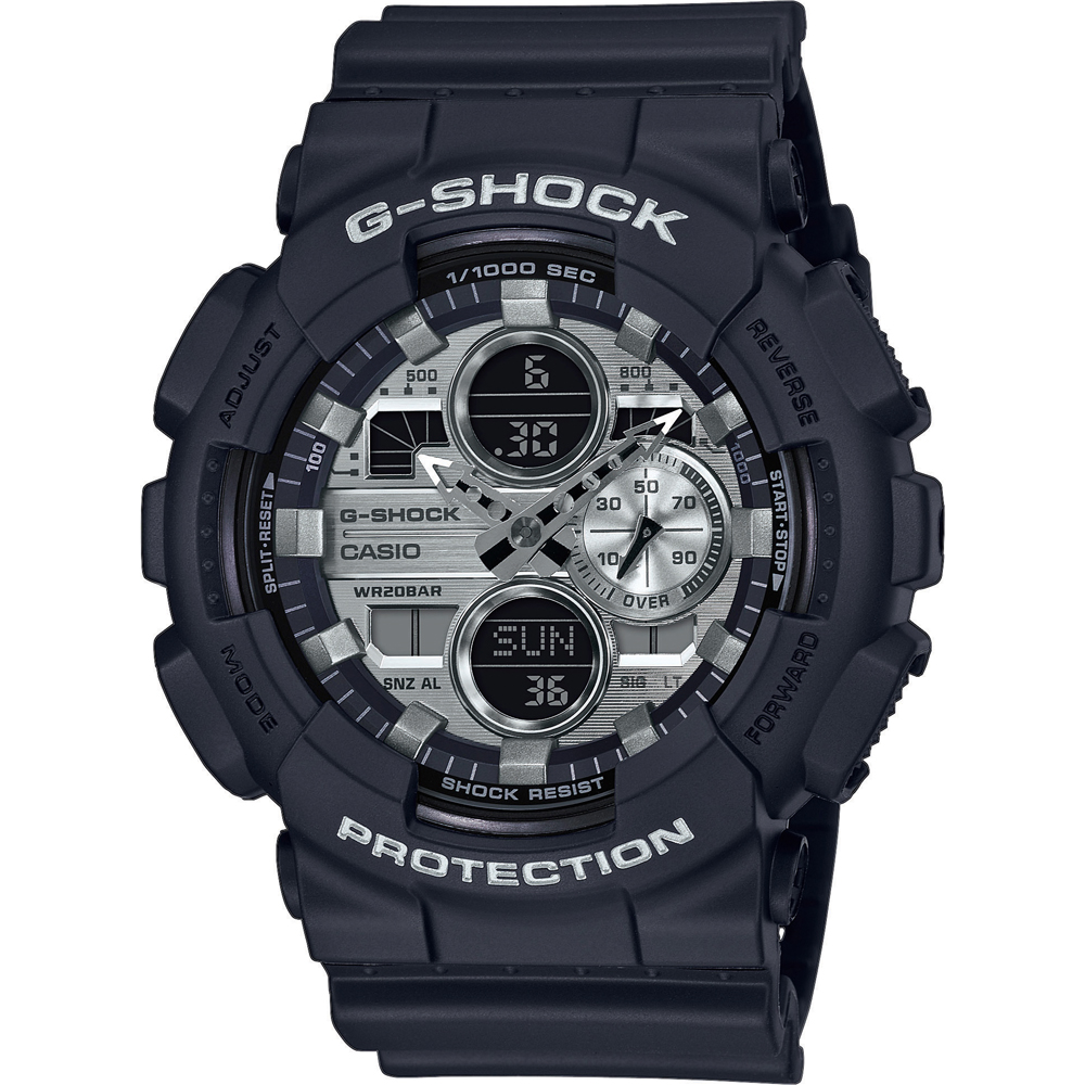 G-Shock Classic Style GA-140GM-1A1ER Ana-Digi - Glossy Metal Zegarek