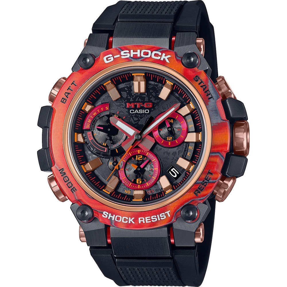 G-Shock MT-G MTG-B3000FR-1AER Flare Red 40th Anniversary Edition Zegarek