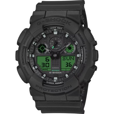 G-Shock Classic Style GA-100BEG-1AER GA-100 Series - Electro Green Zegarek