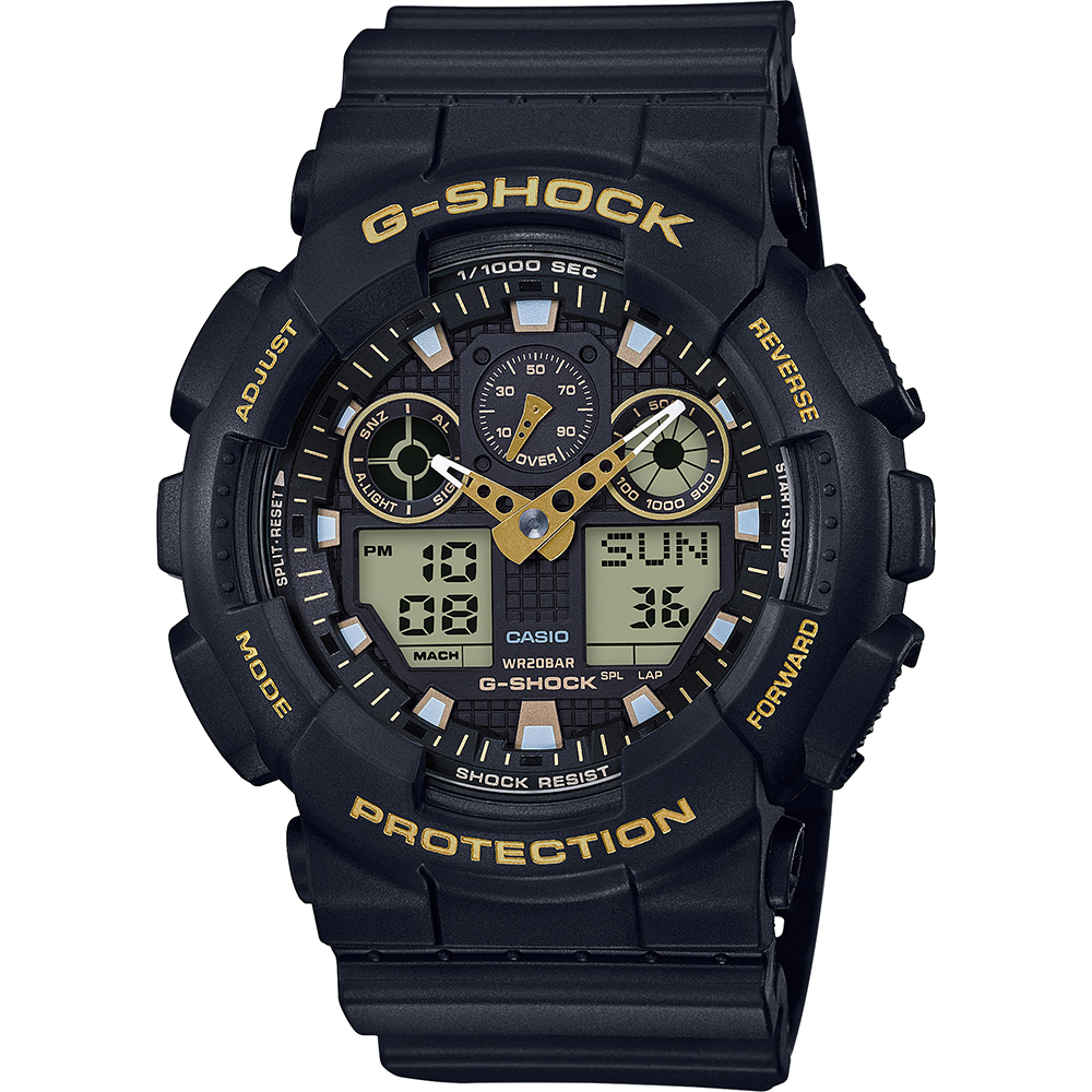G-Shock Classic Style GA-100GBX-1A9ER Ana-Digi - Garrish Black Zegarek