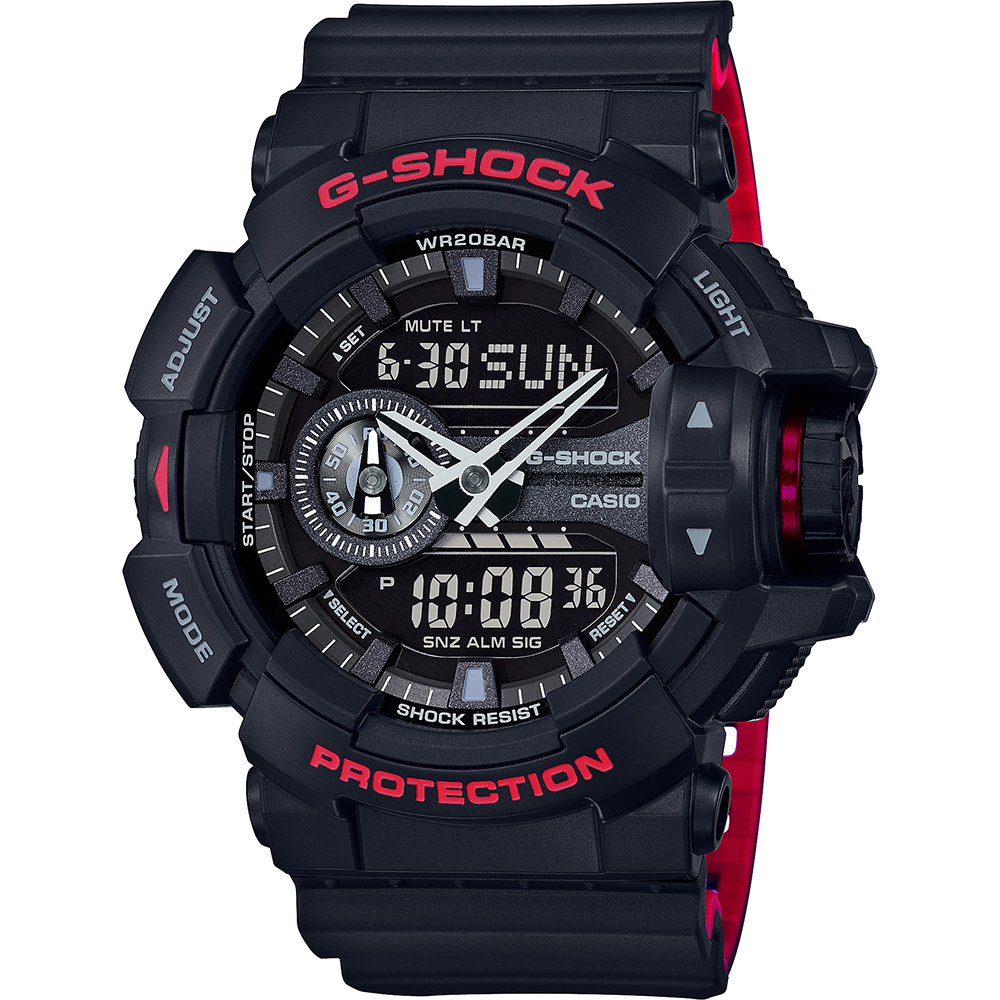 G-Shock Classic Style GA-400HR-1A Rotary Switch Zegarek