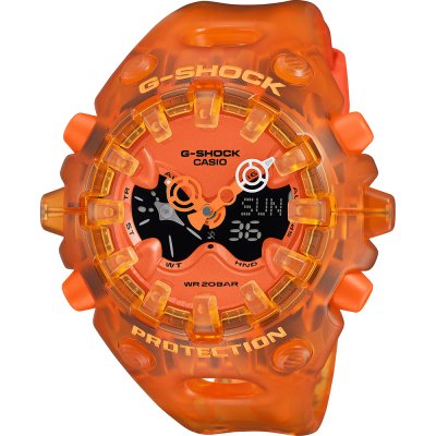 G-Shock Classic Style GA-V01SKE-4AER Big Case Transparant Zegarek
