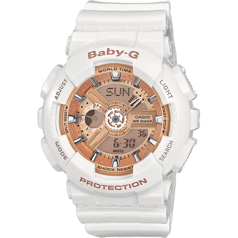 G-Shock Baby-G BA-110-7A1ER Baby-G - Garrish Rose Zegarek