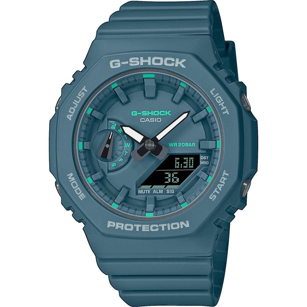 G-Shock G-MS GMA-S2100GA-3AER Green Accent Colors Zegarek