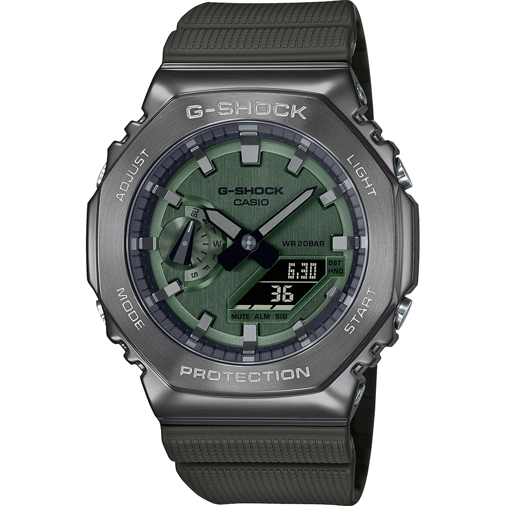 G-Shock G-Metal GM-2100B-3AER Metal Covered CasiOak Zegarek