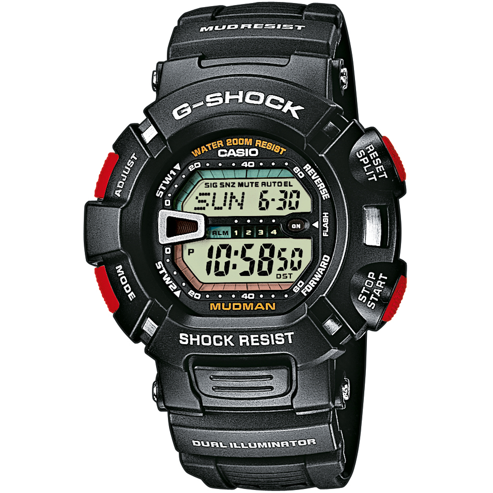 G-Shock Master of G G-9000-1VER Mudman Zegarek