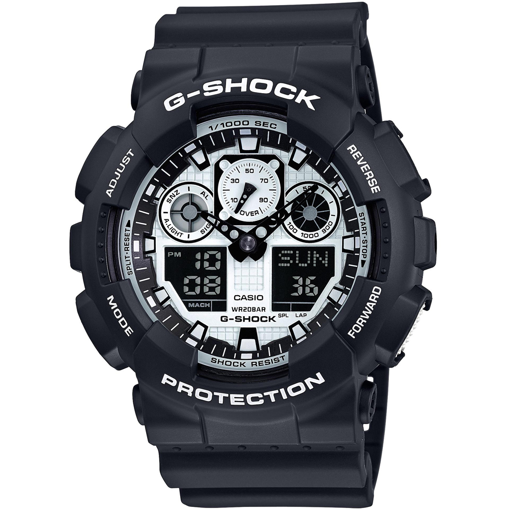 G-Shock Classic Style GA-100BW-1AER Team Zebra Zegarek