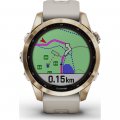 Midsize solar GPS smartwatch with sapphire glass Kolekcja Wiosna/Lato Garmin