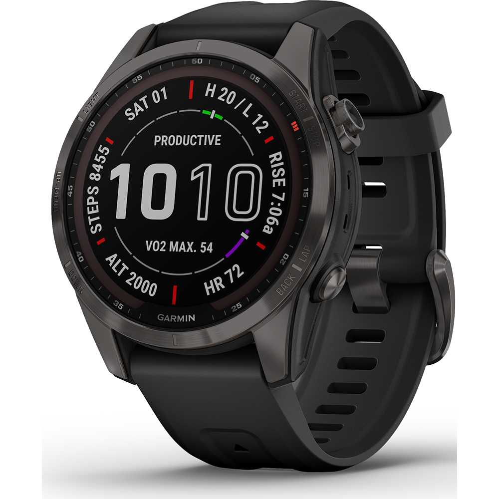 Garmin Fenix 010-02539-25 Fenix 7S Sapphire Solar Zegarek