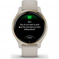 Prozdrowotny smartwatch z ekranem AMOLED, monitorem serca i GPS Kolekcja Wiosna/Lato Garmin