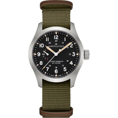 Hamilton Khaki Field H69509930 Khaki Field Mechanical Power Reserve Zegarek