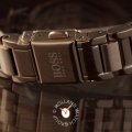 Damski kwarcowy zegarek z datownikiem Kolekcja jesienno-zimowa Hugo Boss