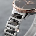 Damski kwarcowy zegarek w dwóch odcieniach różowego złota Kolekcja jesienno-zimowa Hugo Boss