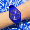 Niebieski silikonowy damski kwarcowy zegarek Kolekcja jesienno-zimowa Ice-Watch