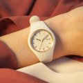 Beżowy damski kwarcowy zegarek Kolekcja jesienno-zimowa Ice-Watch
