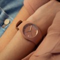 Różowy damski kwarcowy zegarek Kolekcja jesienno-zimowa Ice-Watch