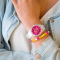 Biały solarny kwarcowy zegarek Kolekcja Wiosna/Lato Ice-Watch