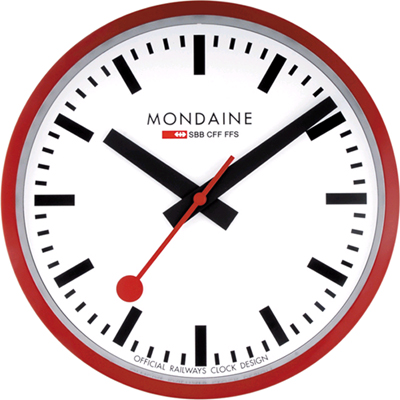 Mondaine Wall Clock 25 cm Zegar