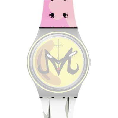Swatch Plastic - Originals Medium (34mm) /Access/Solar/Musicall/Stop - G/SK/SL/SR/SS/SO28 AGZ358 MAJIN BUU X SWATCH Pasek