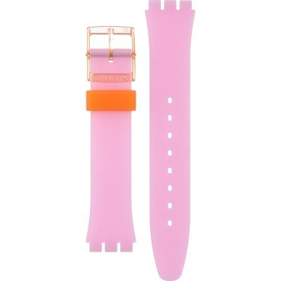 Swatch Plastic - Originals Medium (34mm) /Access/Solar/Musicall/Stop - G/SK/SL/SR/SS/SO28 ASO28O401 Coral Dreams Pasek