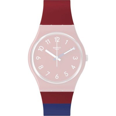 Swatch Plastic - Originals Medium (34mm) /Access/Solar/Musicall/Stop - G/SK/SL/SR/SS/SO28 ASO28R109-5300 Colore Bloccopay! Pasek