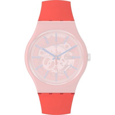 Swatch Plastic - Originals Large (41mm) SUO/SO29/SO32 ASO29R107-5300 Redder Than Red Pay! Pasek