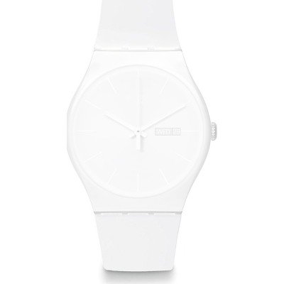 Swatch Plastic - Originals Large (41mm) SUO/SO29/SO32 ASO29W704 White Rebel Again Pasek