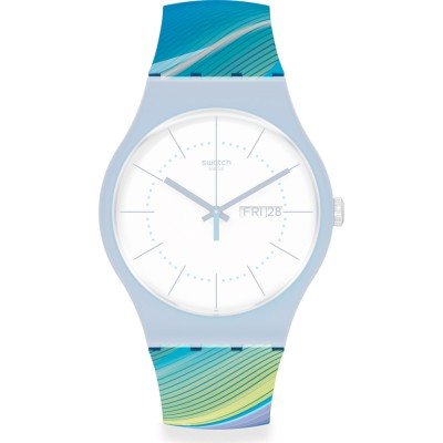 Swatch Plastic - Originals Large (41mm) SUO/SO29/SO32 ASO29Z700 2022 Olympic Collection - Chinese winter scenery Pasek