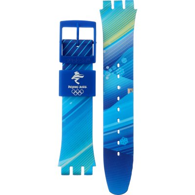 Swatch Plastic - Originals Large (41mm) SUO/SO29/SO32 ASO29Z700 2022 Olympic Collection - Chinese winter scenery Pasek