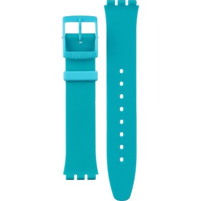 Swatch Plastic - Skin Small 33.7mm - SF/SI/SS08/SS09 ASS08N114 Radiantly teal Pasek