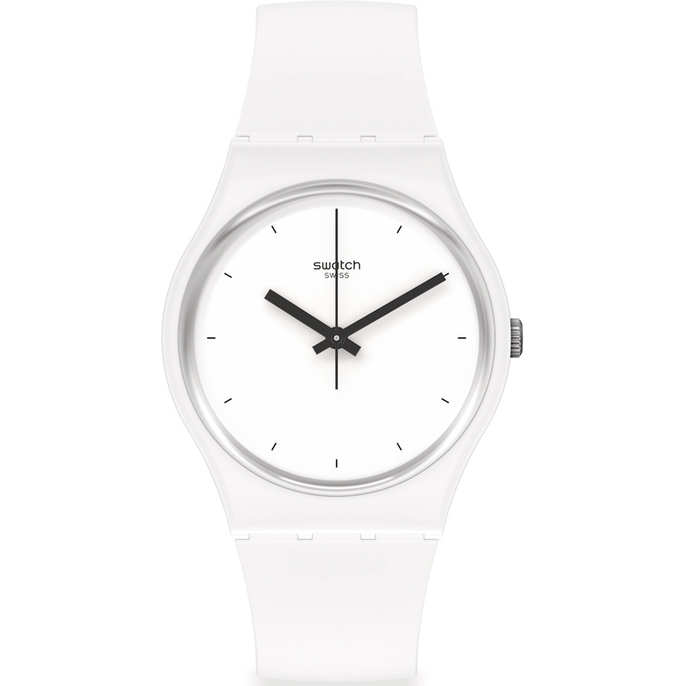 Swatch Standard Gents SO31W100 Think Time White Zegarek