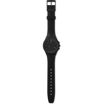 Swatch New Chrono Plastic SUSB400 Black Efficency Zegarek