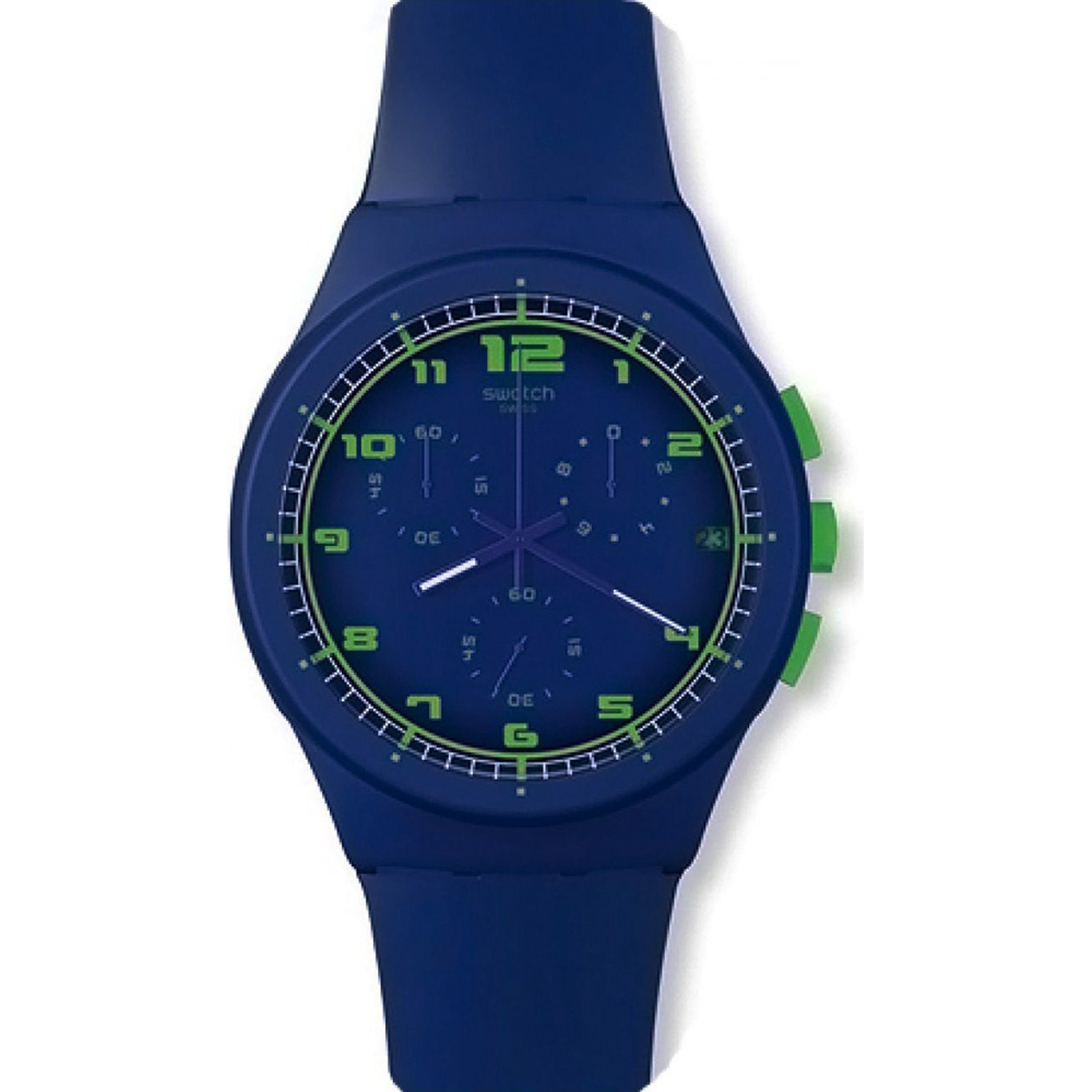 Swatch New Chrono Plastic SUSN400 Blue C Zegarek
