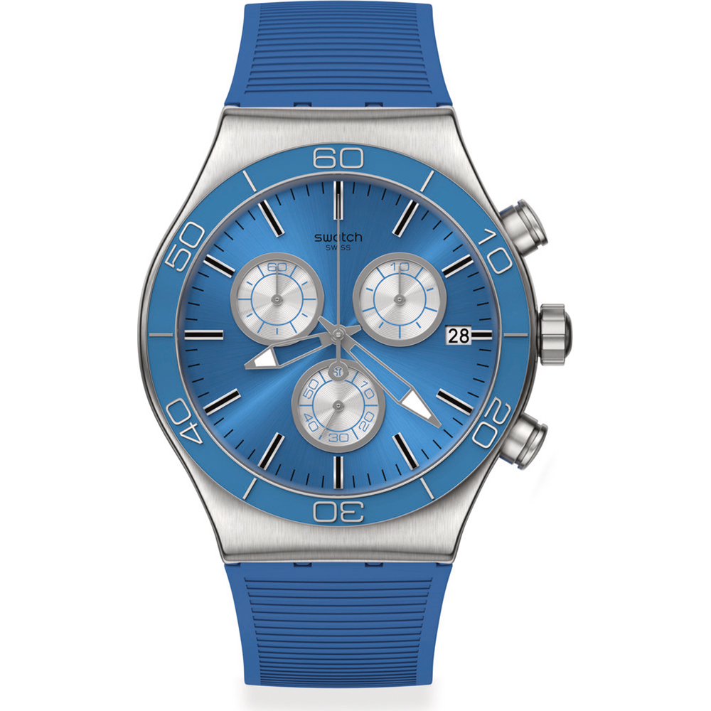 Swatch Irony - Chrono New YVS485 Blue Is All Zegarek