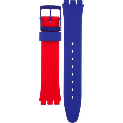 Swatch Plastic - Originals Medium (34mm) /Access/Solar/Musicall/Stop - G/SK/SL/SR/SS/SO28 AGS148 GS148 Blue Loop Pasek